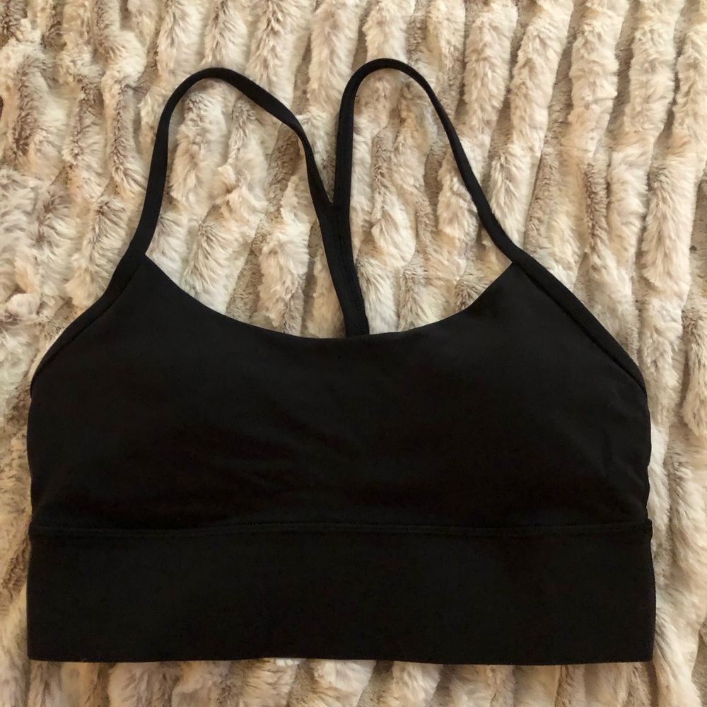 Worn once! Lulu flow y bra